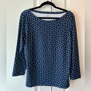 Vineyard Vines Women’s Sankaty Blue Stars 3/4 Sleeve Shirt (Size M)